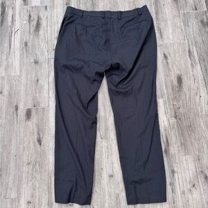 Haggar Men's Navy Dress Pants - Flat Front